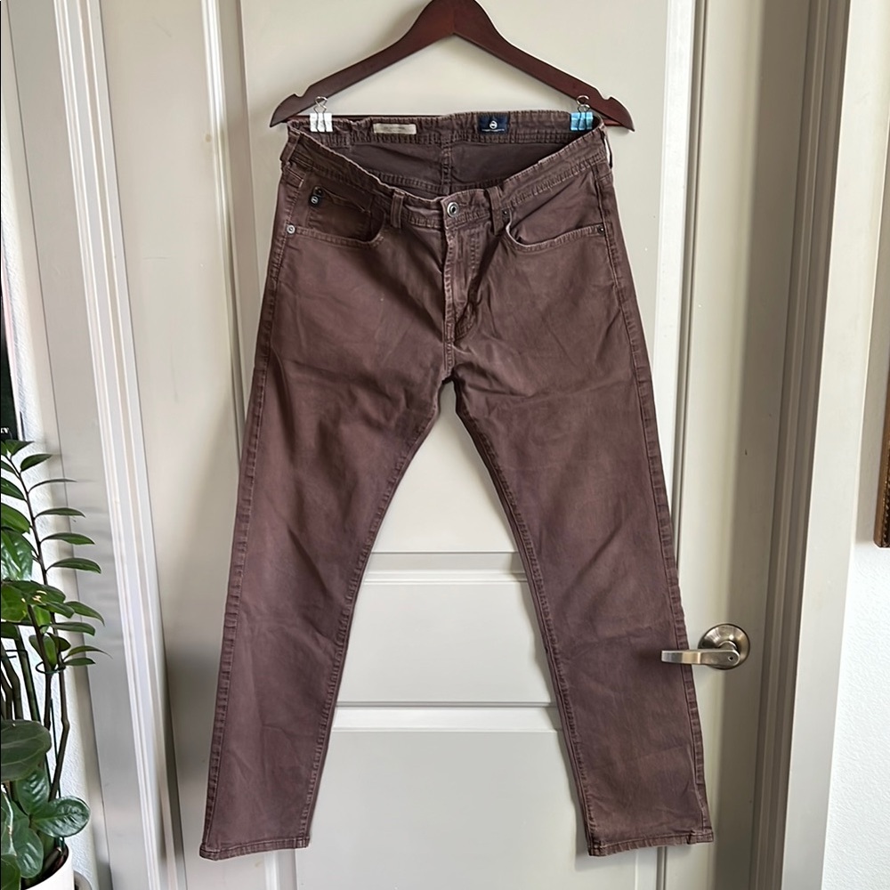 AG Adriano Goldschmied Men's Brown Denim Jeans Size 32